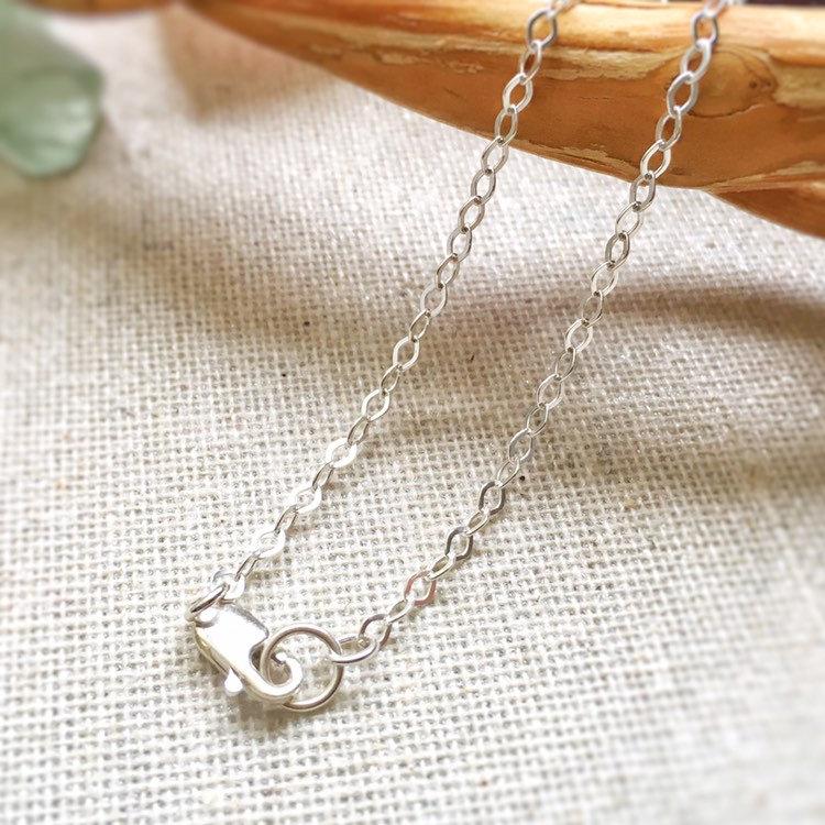 Custom Length 0925 Sterling Silver Chain for Men & Women - Adjustable Necklace for Layering, Gifts & Everyday Wear