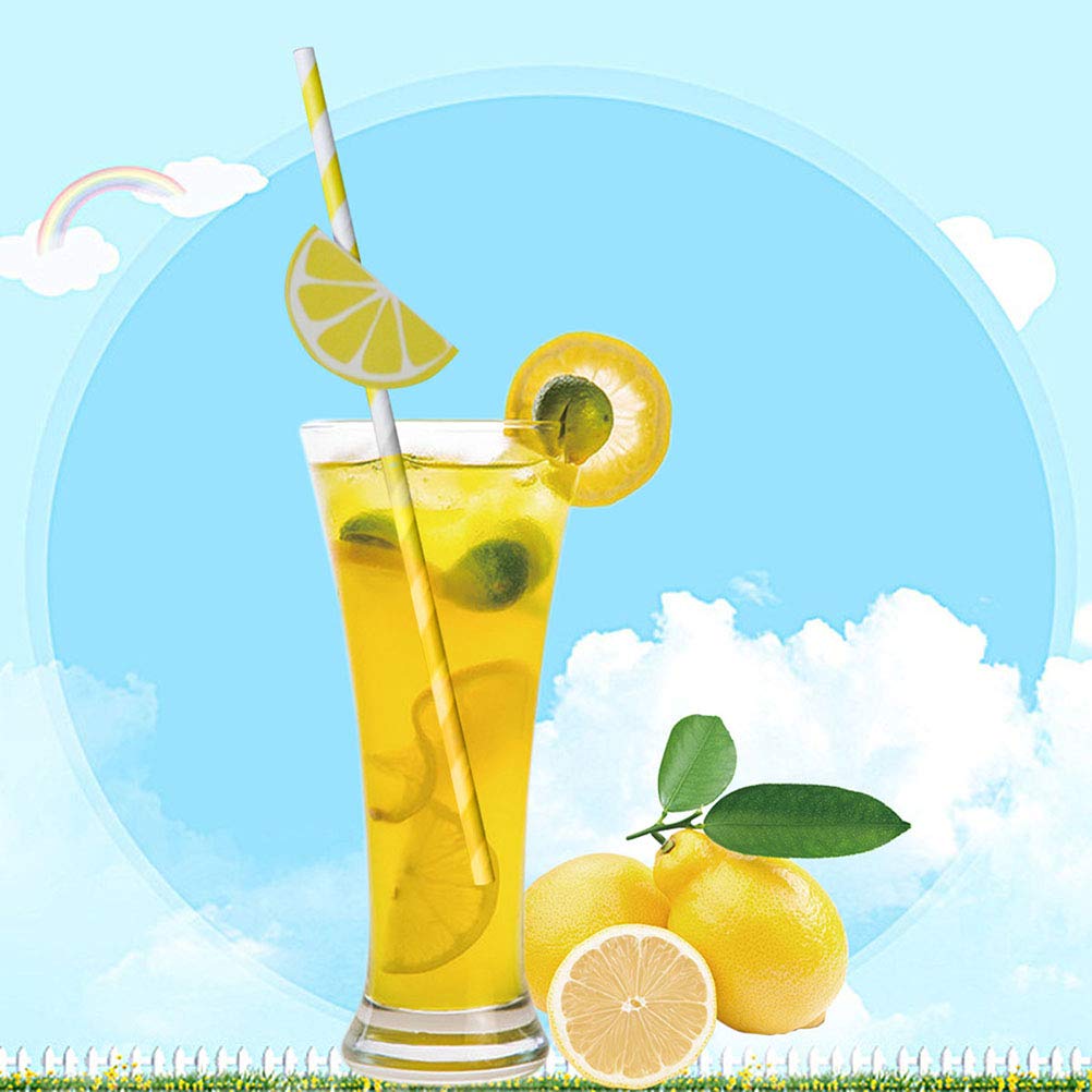 DOITOOL 30-Pack Biodegradable Paper Straws for Parties - Eco-Friendly Drinking Straws for Birthday, Wedding, Baby Shower & Summer Beverages