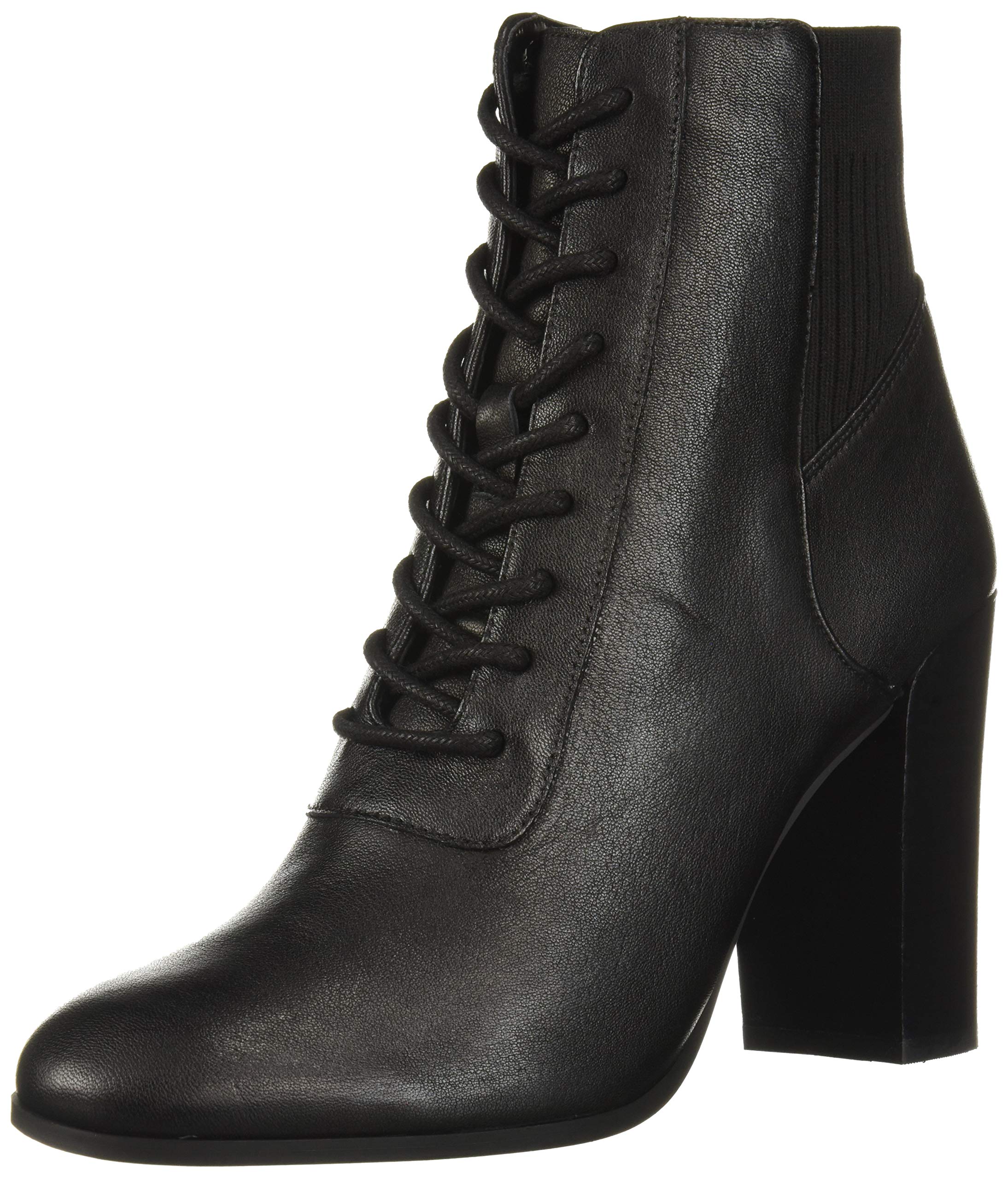 Kenneth Cole New York Women's Justin Lace Up Ankle Booties - Stylish Chunky Heel Boots for Women | Perfect for Office, Date Night & Fall Fashion Outfits