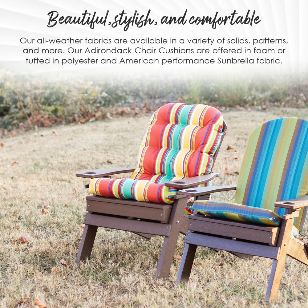 Premium Tufted Adirondack Chair Cushion 42.5