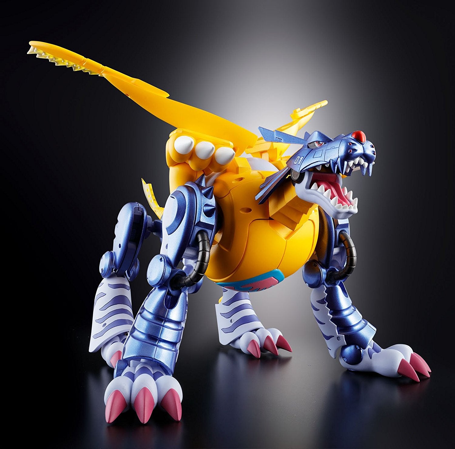 Digivolving Spirits 02 Gabumon to MetalGarurumon Action Figure - Digimon Adventure Collectible Toy for Fans & Display