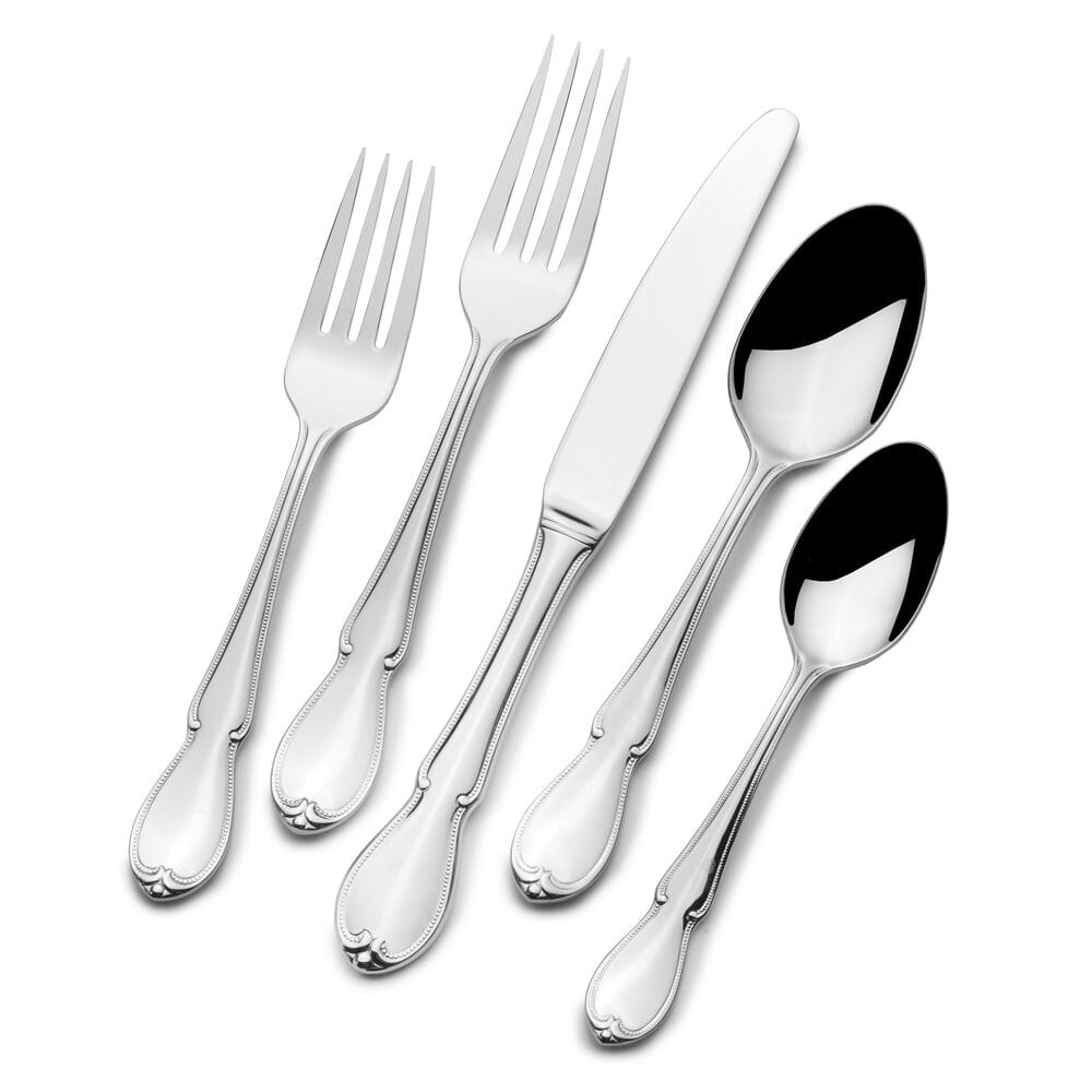 Premium 20-Piece Flatware Set for 4 - Stainless Steel Cutlery Set with Knives, Forks, Spoons - Elegant Dining Essentials for Home, Restaurant & Dinner Parties