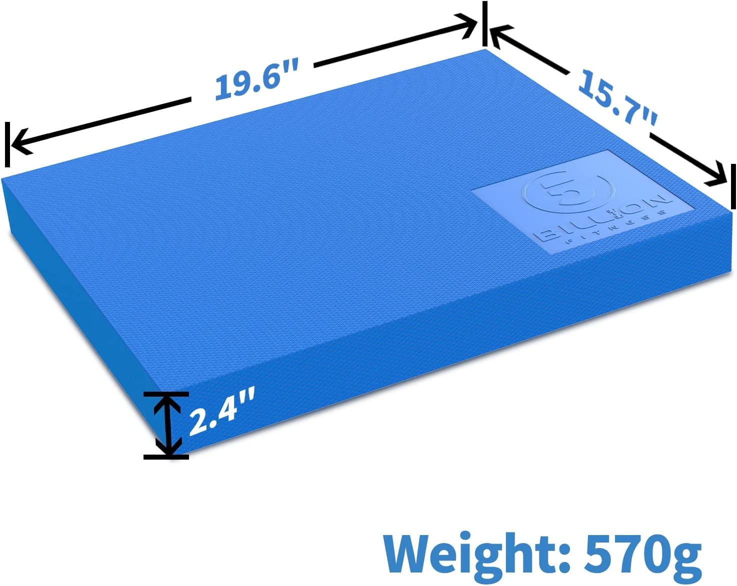 5BILLION Foam Balance Pad - Large & XL Non-Slip Stability Cushion for Physical Therapy, Yoga, Pilates & Gym Workouts | Improve Balance, Strength & Rehabilitation | Perfect for Home Fitness, Senior Exercises & Sports Training