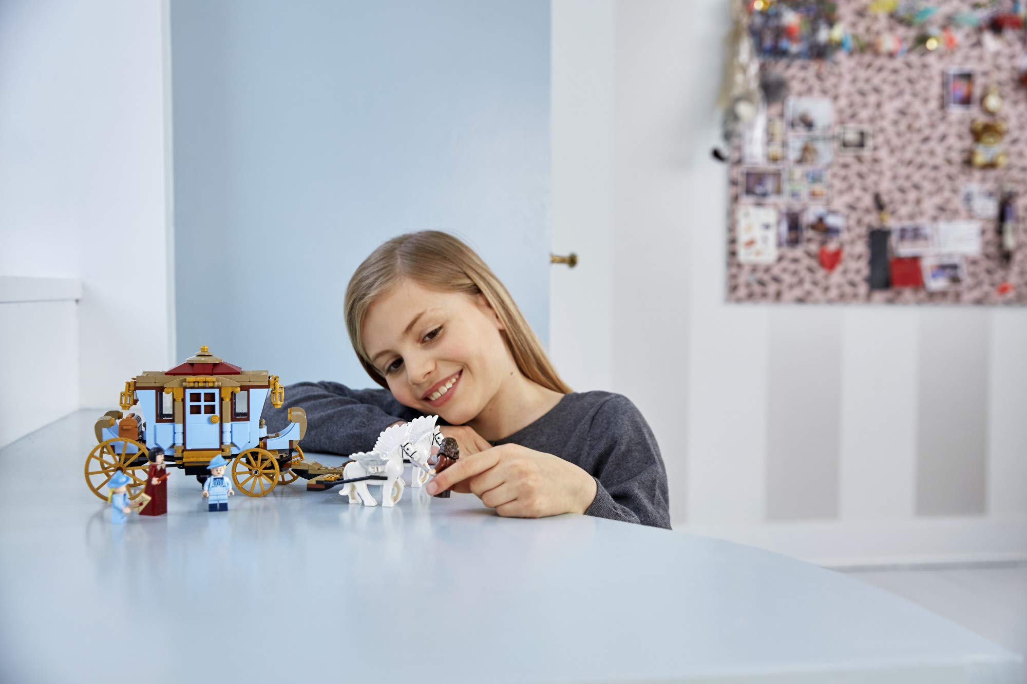 LEGO Harry Potter Beauxbatons’ Carriage Building Kit 75958 (430 Pieces) - Hogwarts Castle Arrival Set for Kids & Collectors - Perfect for Birthday Gifts & Harry Potter Themed Play