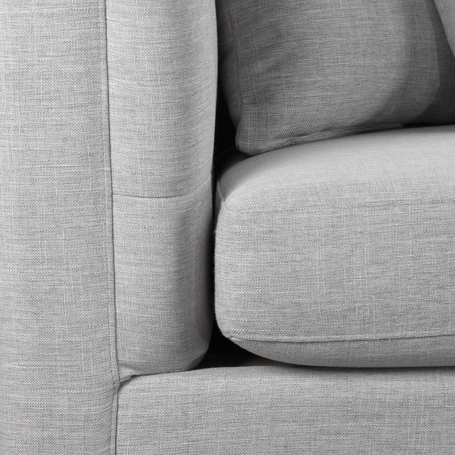 Astin Sofa and Chair and a Half Set in Grey - Modern Living Room Furniture for Small Spaces | Perfect for Apartments, Condos & Cozy Homes