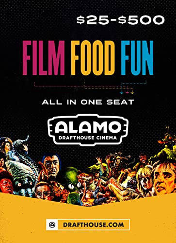 Alamo Drafthouse Cinema Gift Card - Perfect for Movie Lovers, Birthday Gifts & Special Occasions | Redeem at Theaters Nationwide