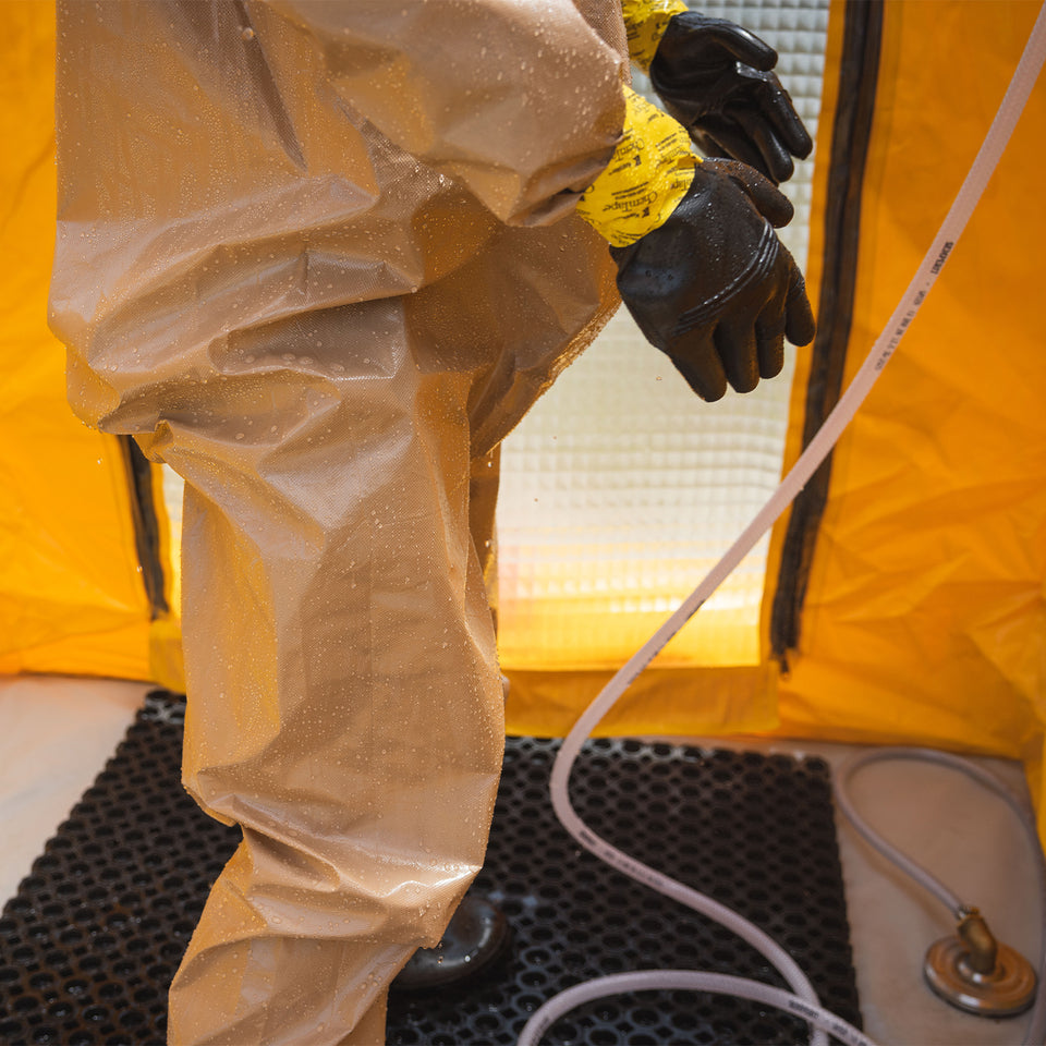 MIRA Safety DS1 Portable Emergency Decontamination Shower for Chemical Spills & Hazmat Situations - Ideal for First Responders, Industrial Workers & Outdoor Safety Kits