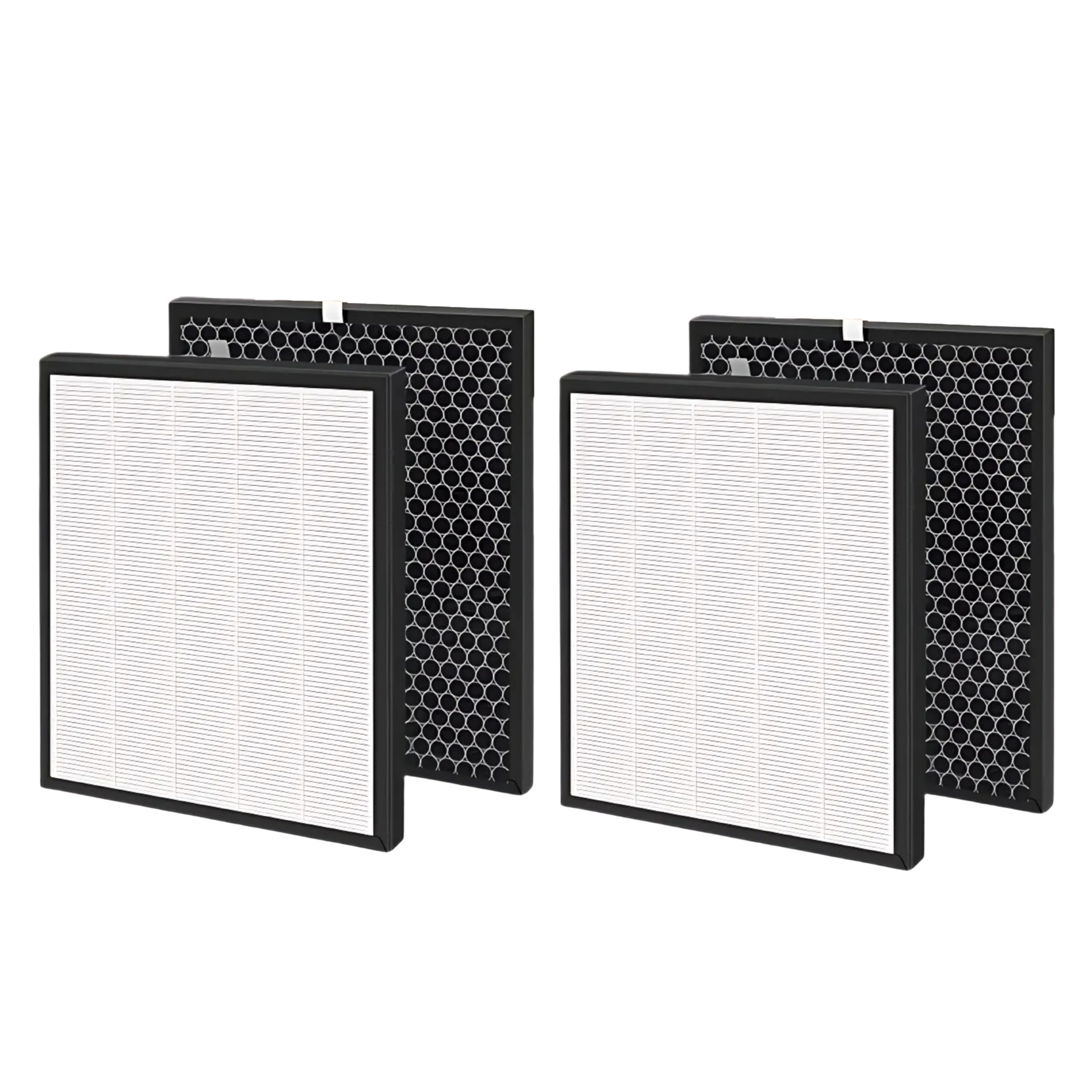 Nispira LV-PUR131 Replacement Filters for Levoit Air Purifier LV-PUR131 - 3-in-1 HEPA Carbon Air Filters (2 Pack) - Compatible with LV-PUR131 Model - Perfect for Home, Office & Bedroom Air Purification