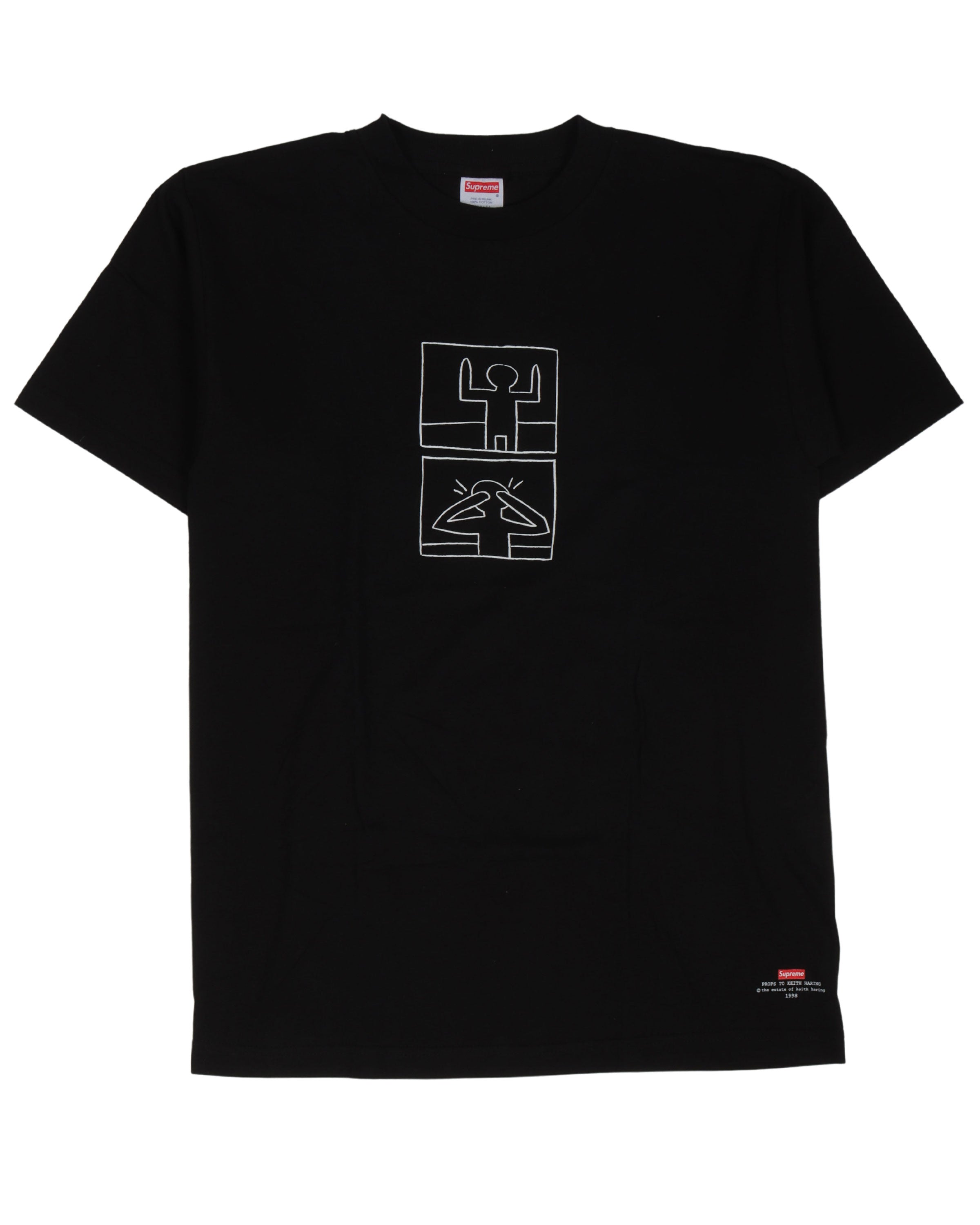 Vintage 1998 Keith Haring Graphic T-Shirt - Unisex Cotton Tee for Art Lovers & Streetwear Fashion | Perfect for Casual Wear, Music Festivals & Retro Outfits