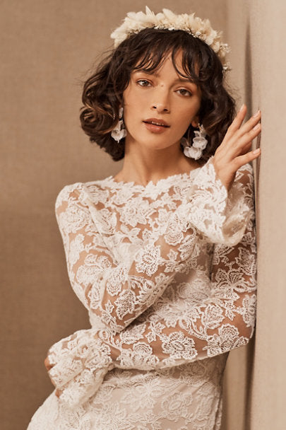 Tadashi Shoji Cedar Gown - Elegant Long Formal Dress for Weddings, Prom & Evening Events | BHLDN Bridal Collection