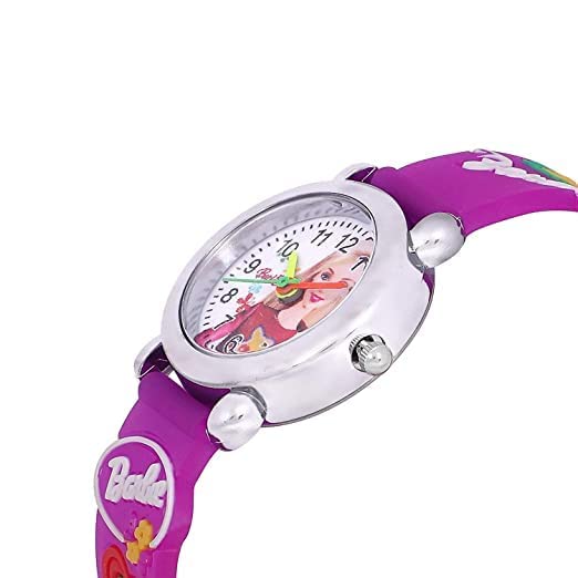 Barbie Love Series Analog Watch for Girls - White Dial, Pink Strap, Birthday Gift for Kids & Party Favors | Perfect for School, Playtime & Special Occasions