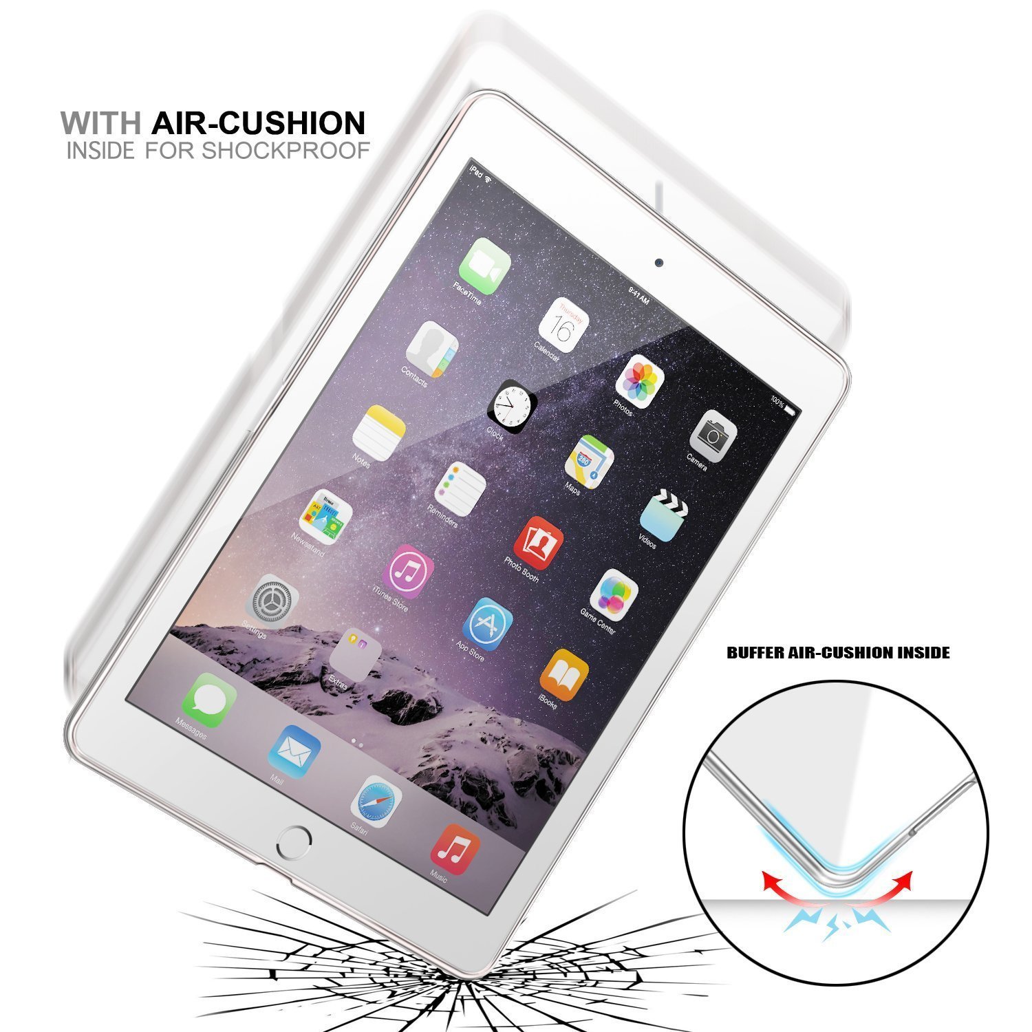 Premium Slim Transparent Soft TPU Case for iPad Air 3 (3rd Generation 10.5