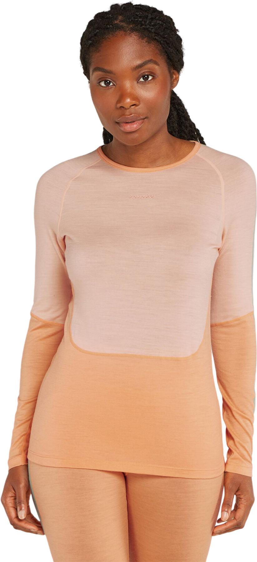 200 Sonebula Merino Wool Long Sleeve Crew Neck Base Layer Top for Women - Warm Thermal Underwear for Hiking, Skiing & Winter Outdoor Activities