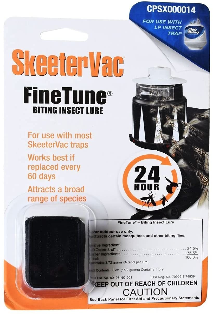 Blue Rhino SkeeterVac Fine Tune Biting Insect Lure Replacement - Effective Mosquito Attractant for SkeeterVac Traps | Outdoor Pest Control Solution for Patio, Garden & Backyard