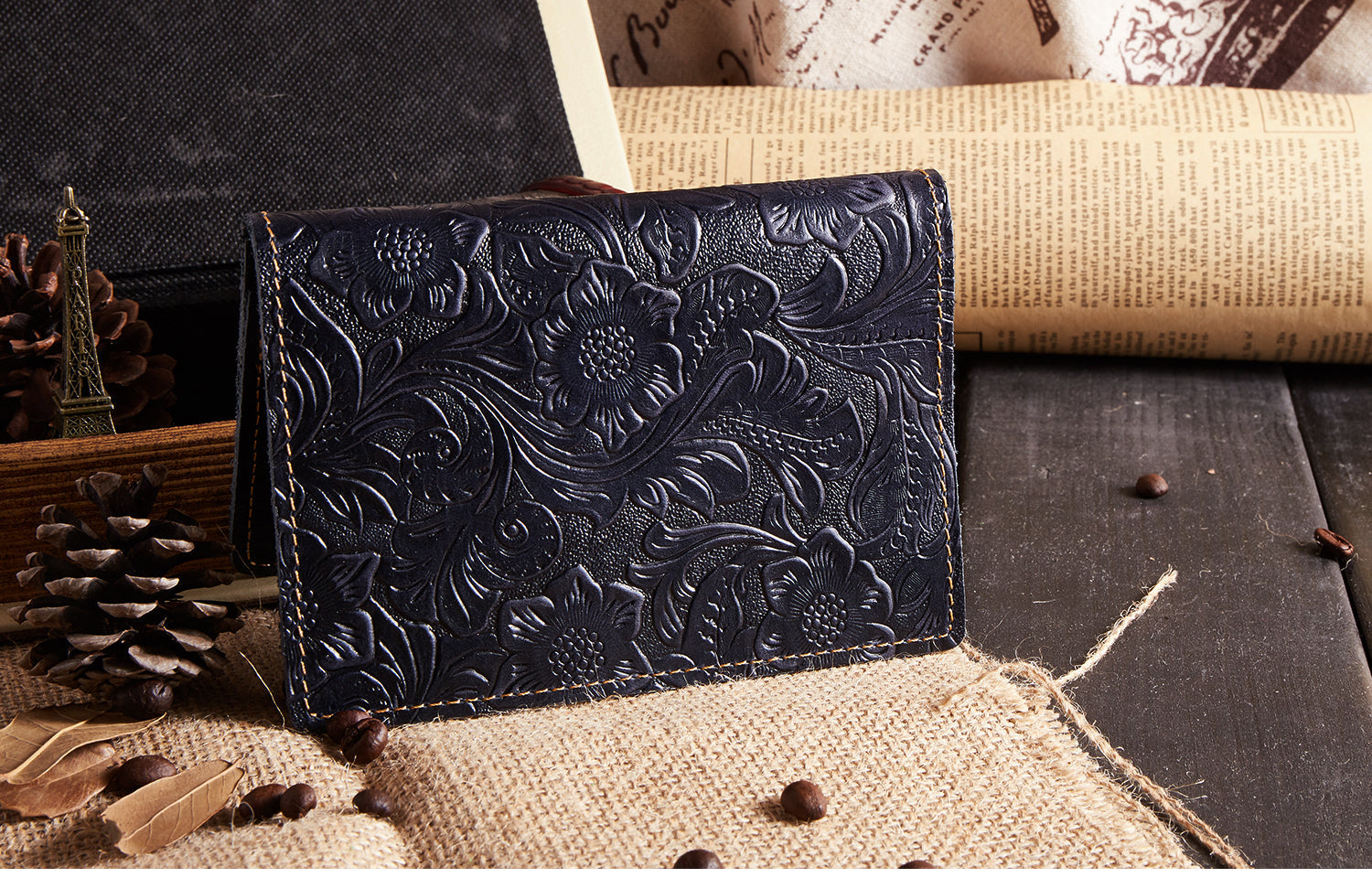 Premium Unisex Dual Fold Passport Holder - RFID Blocking Travel Wallet for Men & Women - Perfect for International Flights, Business Trips & Vacations