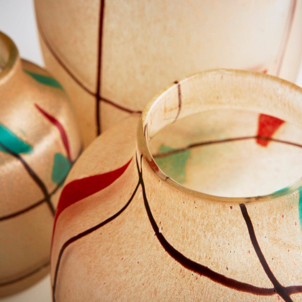 Cyan Design 10859 Cuzco Vase - Small Amber Handmade Ceramic Vase for Home Decor, Wedding Centerpiece, and Tabletop Display