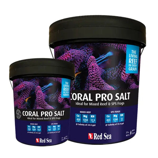 Premium Red Sea Coral Pro Salt for Reef Aquariums - 55 & 175 Gallon Bucket | Perfect for Marine Fish Tanks, Coral Growth & Saltwater Aquarium Maintenance