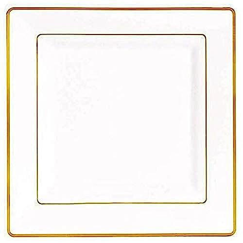 White w/ Gold Rim