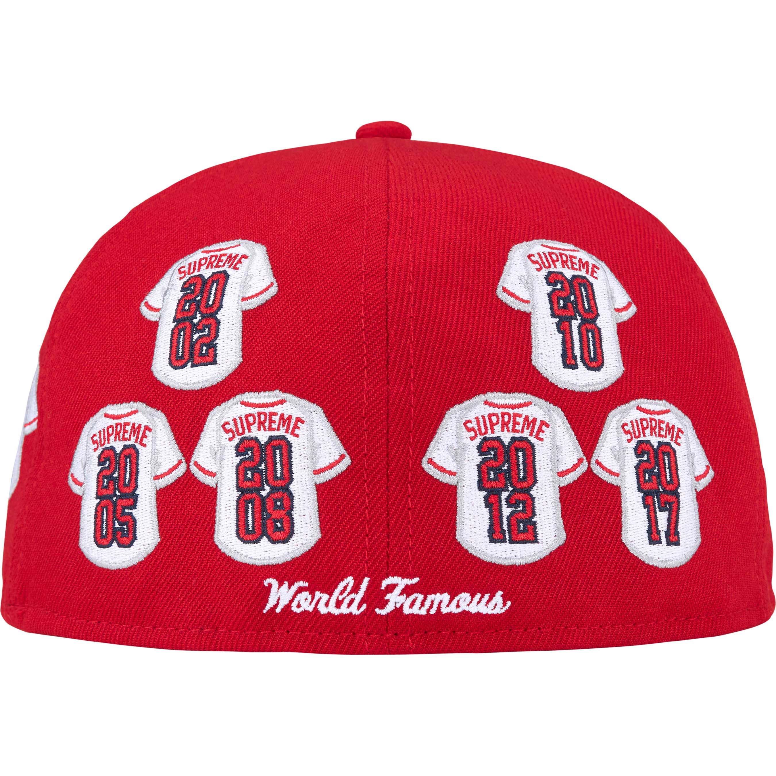 Supreme Box Logo New Era Jersey - Red - Official Streetwear for Urban Fashion & Sports Fans