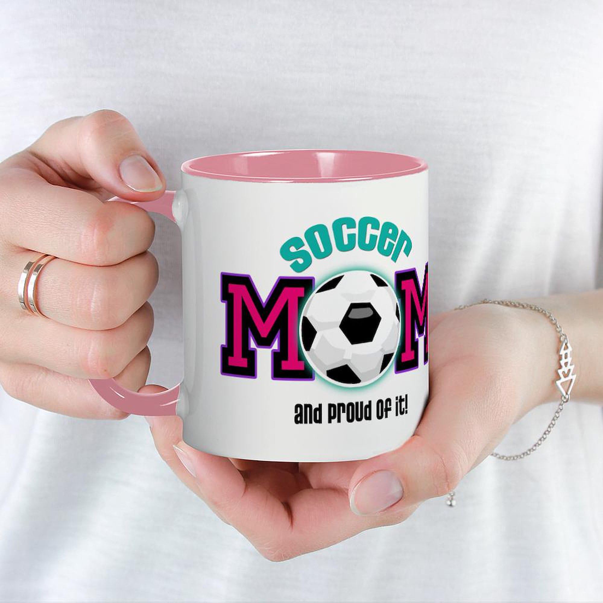 Soccer Mom Coffee Mug - 11 oz (325 ml) Ceramic Cup with Handle, Funny Gift for Soccer Moms - Perfect for Coffee, Tea, or Hot Chocolate at Games & Practices