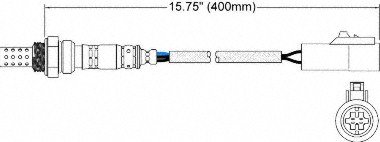 Walker Products 250-24701 4-Wire Oxygen Sensor - Universal Fit for Cars & Trucks - Improve Fuel Efficiency & Engine Performance - Ideal for DIY Auto Repair & Maintenance