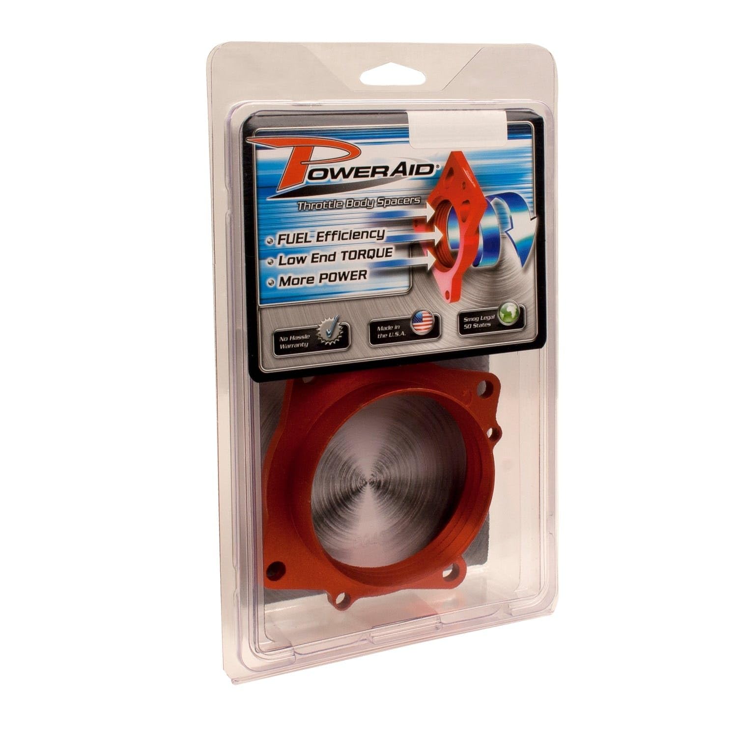 Airaid 200-589 PowerAid Throttle Body Spacer - High Performance Air Intake Spacer for Improved Engine Efficiency - Perfect for Off-Roading, Racing & Daily Driving