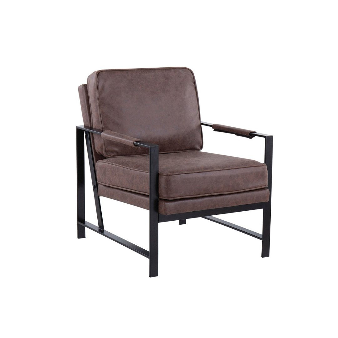 Franklin Arm Chair - Modern Comfortable Upholstered Lounge Chair for Living Room, Office, and Reading Nook - Perfect for Relaxing, Working, and Decorating Your Home