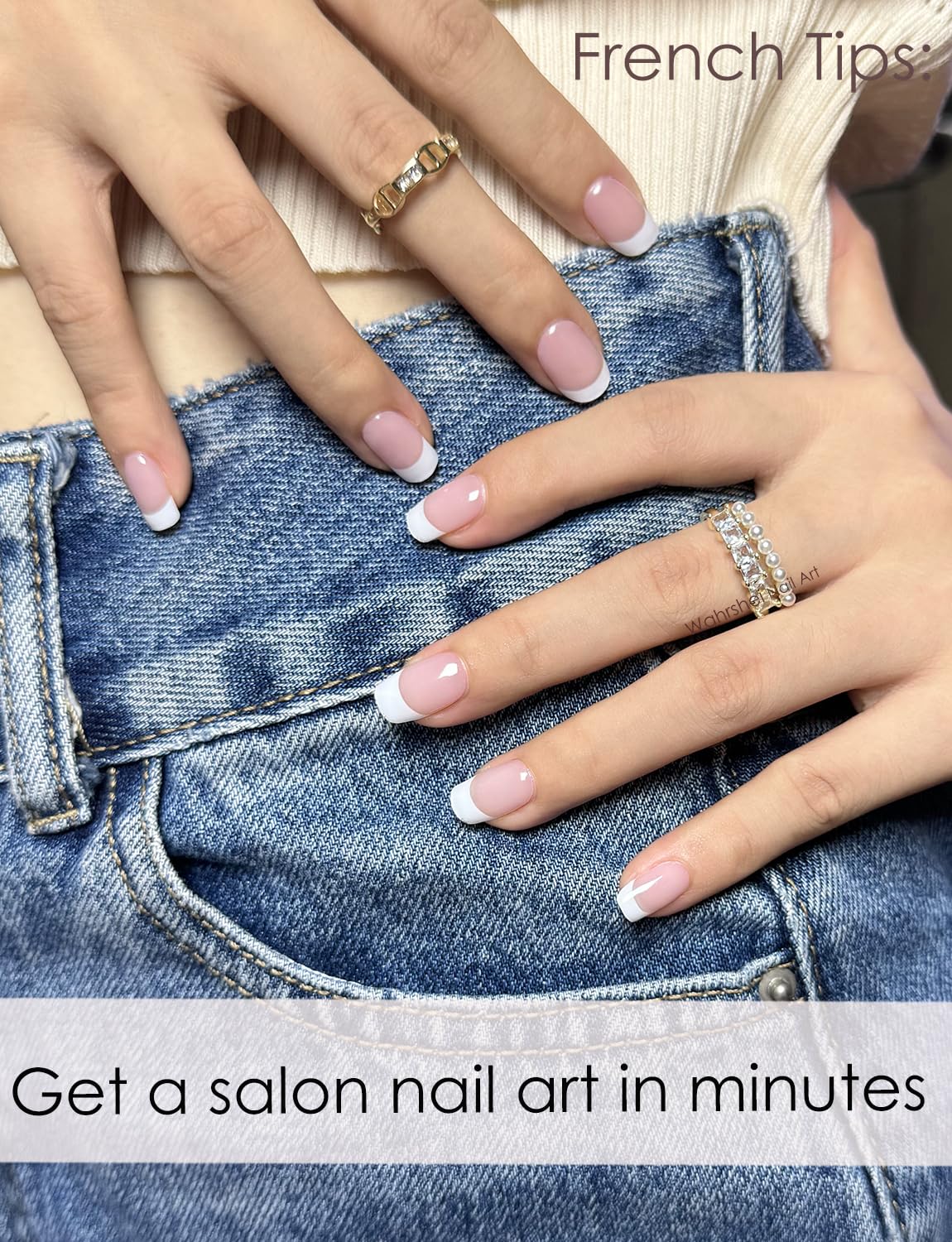 UV Nail Polish Kit - French Nail Gel Stickers with 20 Self-Adhesive Nail Films | Professional Nail Art Stencils & Decals for Salon & Home Manicure | Perfect for Parties, Weddings & Special Occasions
