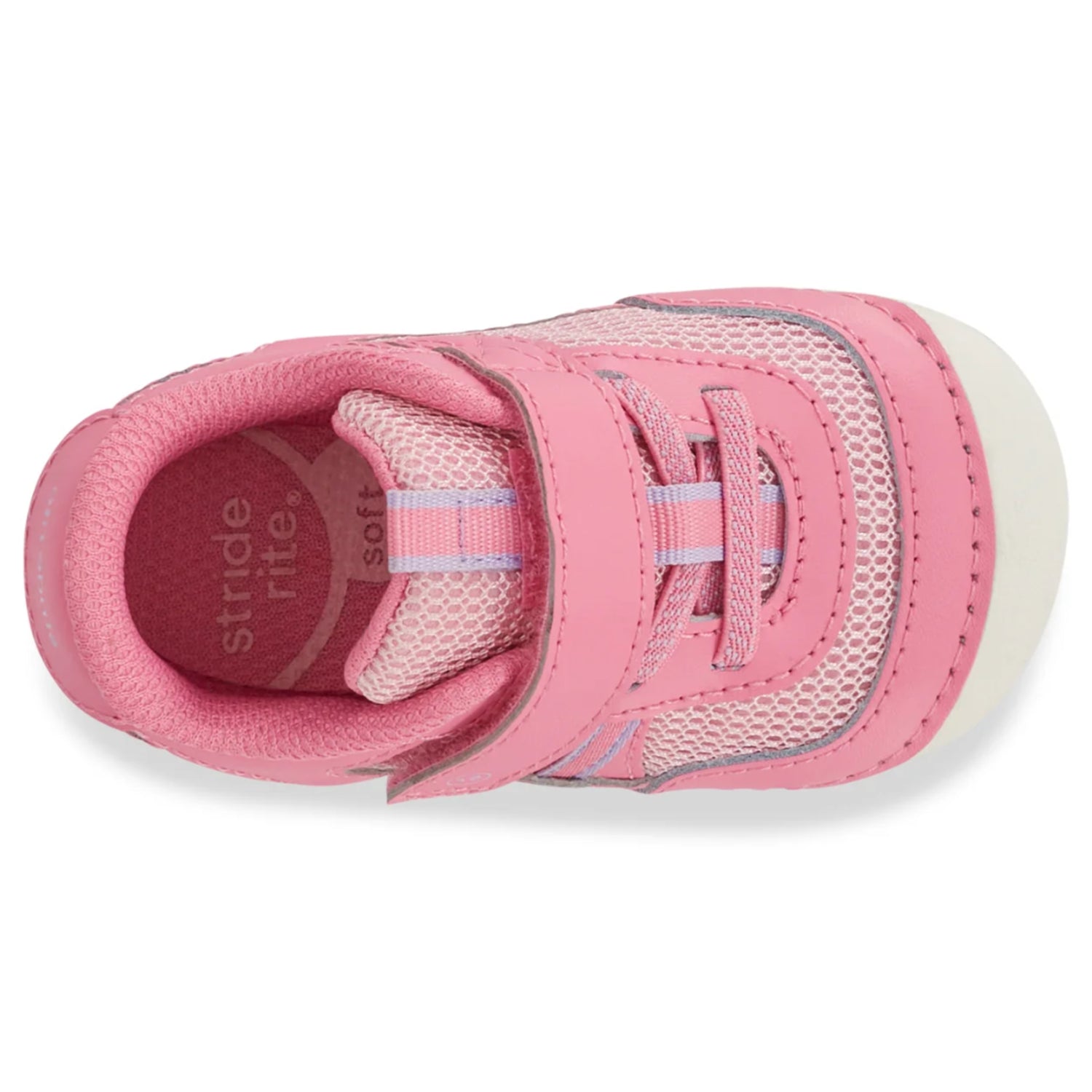 Stride Rite Pink Apollo Soft Motion Toddler Sneakers - Lightweight Walking Shoes for Baby Girls | Perfect for Playtime, Daycare & First Steps