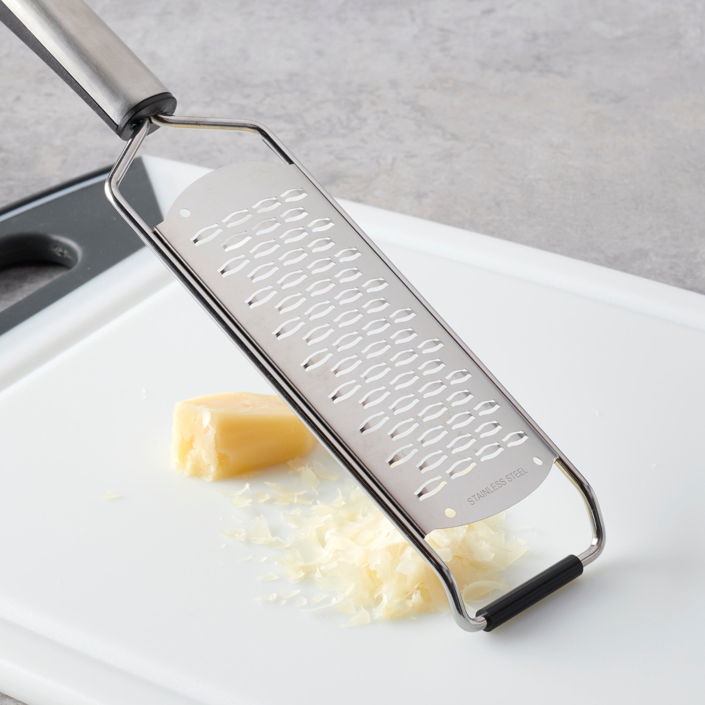 Premium Stainless Steel Kitchen Grater - 4 Sided Multi-Function Cheese, Vegetable & Nut Grater for Cooking, Baking & Garnishing - Durable & Rust-Resistant for Home & Professional Use