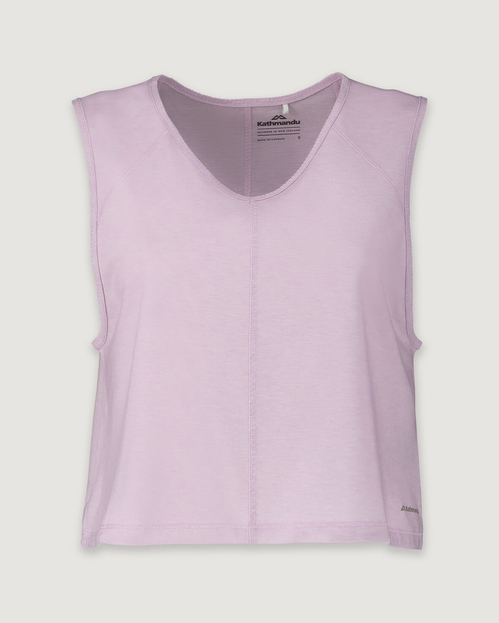 WELL.DER.NESS Women's Sleeveless Lupin Field Tank Top - Soft & Breathable for Yoga, Running & Summer Outfits