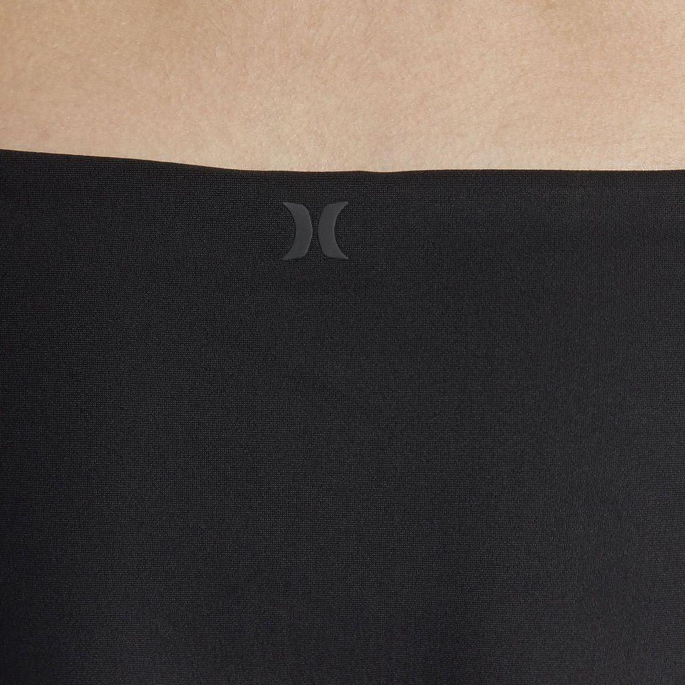 Hurley Women's Quick Dry Surf Bottoms - Black | Comfortable Swimwear for Surfing, Beach & Pool Activities