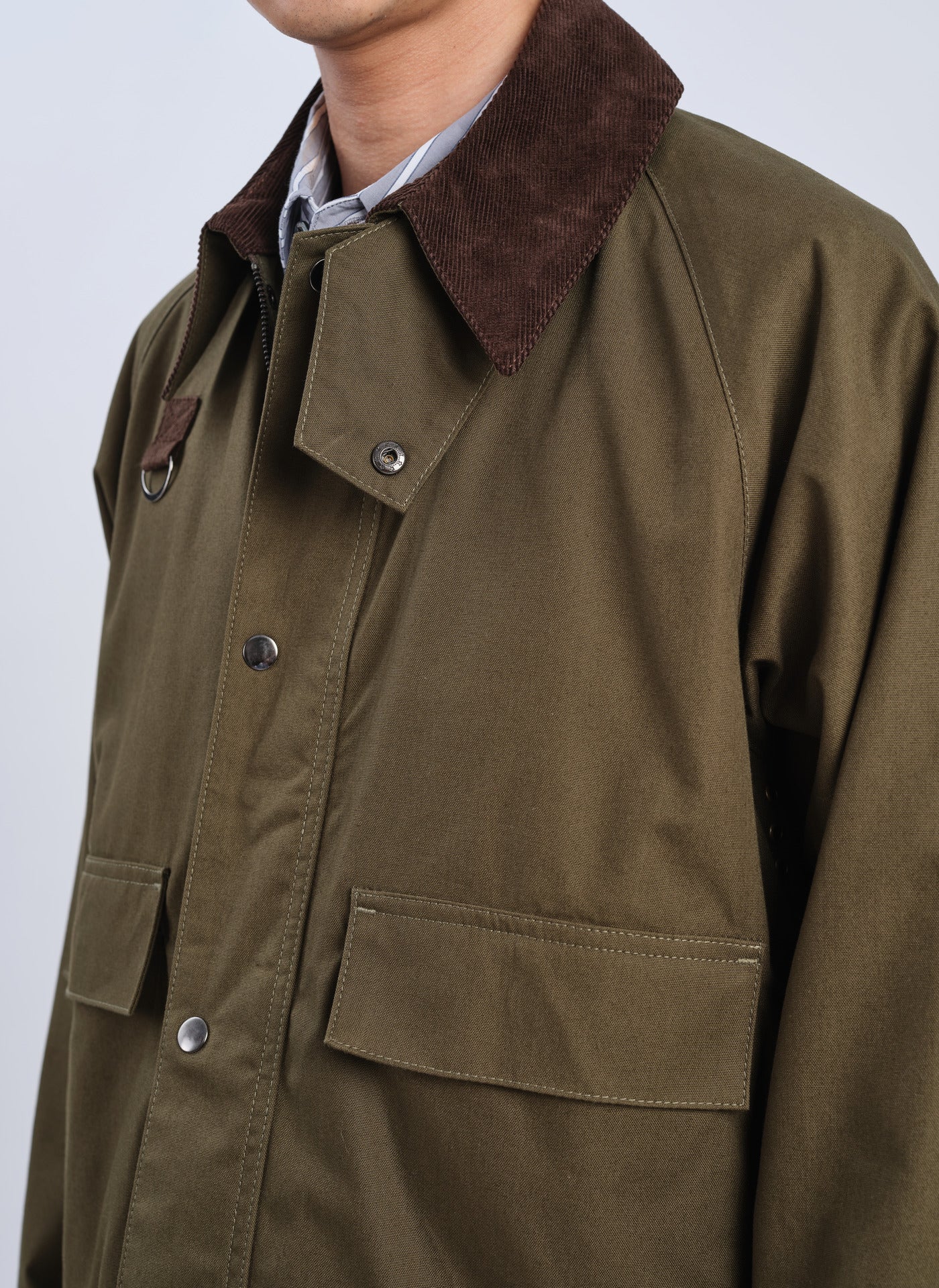 Durable Cordura Canvas Hunting Jacket for Men - Waterproof & Windproof Outdoor Gear - Ideal for Hunting, Hiking & Camping Adventures