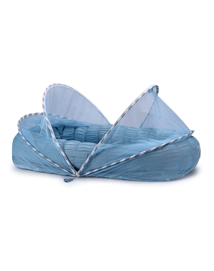 Sleep Cloud Blue Baby Blanket - Ultra Soft Roadster Blanket for Newborns & Toddlers - Perfect for Nursery, Stroller, and Bedtime Comfort