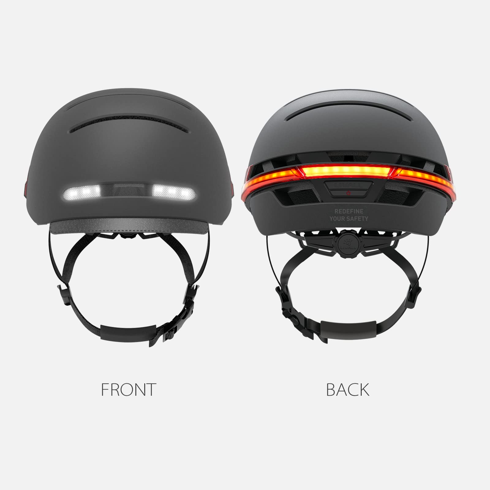 LIVALL BH51M Neo Smart Bluetooth Bike Helmet with Built-in Speakers & Mic - Lightweight Cycling Helmet for Commuting, Road Biking & Outdoor Sports