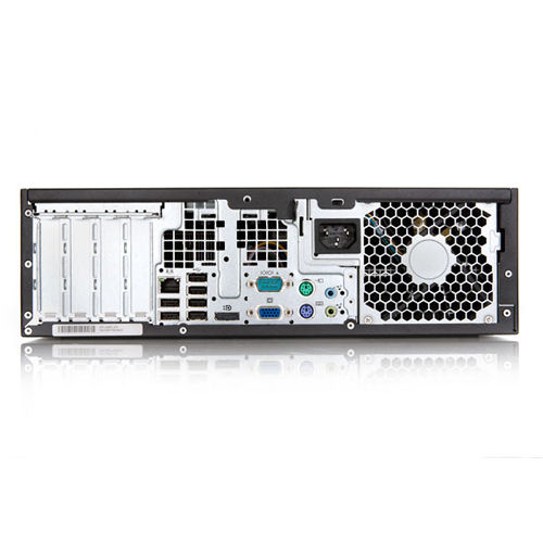 HP Compaq 6305 Pro SFF Desktop Computer - AMD 3.4GHz Processor, 2GB DDR3 RAM, 500GB HDD, DVD Drive, Windows 7 Pro | Compact Business PC for Office Work & Home Computing