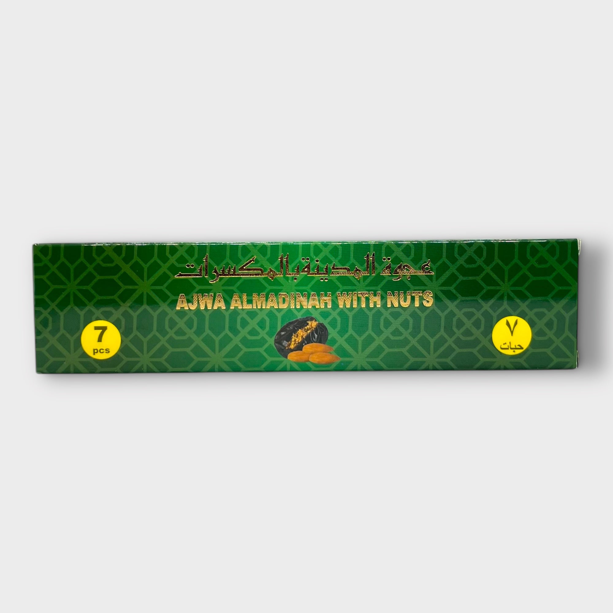 Premium Ajwa Al Madinah Dates with Mixed Nuts - Organic Medjool Dates with Almonds, Cashews & Walnuts - Healthy Snack for Ramadan, Gifts & Healthy Lifestyle