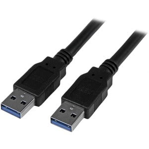3m 10 ft USB 3.0 Cable A to A Male to Male High Speed Data Sync Charging Cord for PC, Laptop, Printer, Hard Drive & More - Home Office & Travel Essential