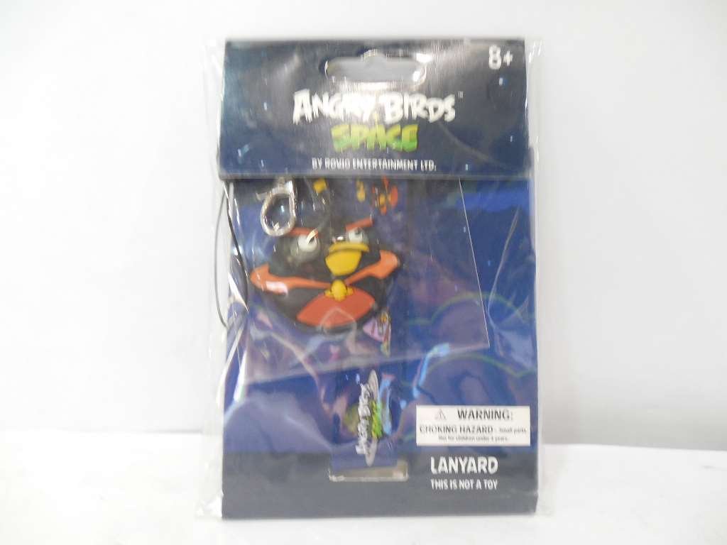 Angry Birds Space Lanyard - Firebomb Bird Toy for Kids & Collectors | Perfect for School, Work, and Gaming Events