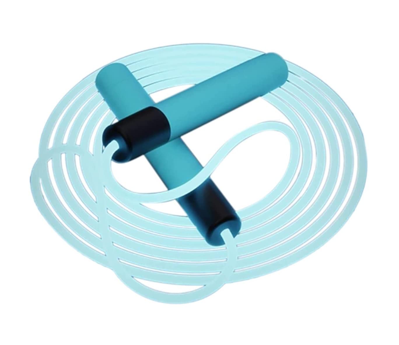 LED Light Up Jump Rope - Adjustable Glowing Skipping Rope for Fitness Workout & Outdoor Training (280cm, Blue) - Perfect for Nighttime Exercise, Home Gym & Cardio Workouts