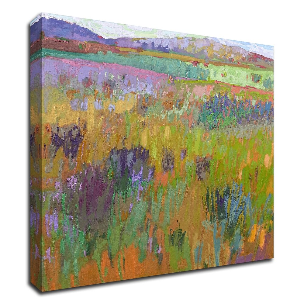 After a Spring Rain by Jane Schmidt - Premium Canvas Wall Art Print - Ready to Hang - Nature Landscape Painting for Living Room, Bedroom & Office Decor