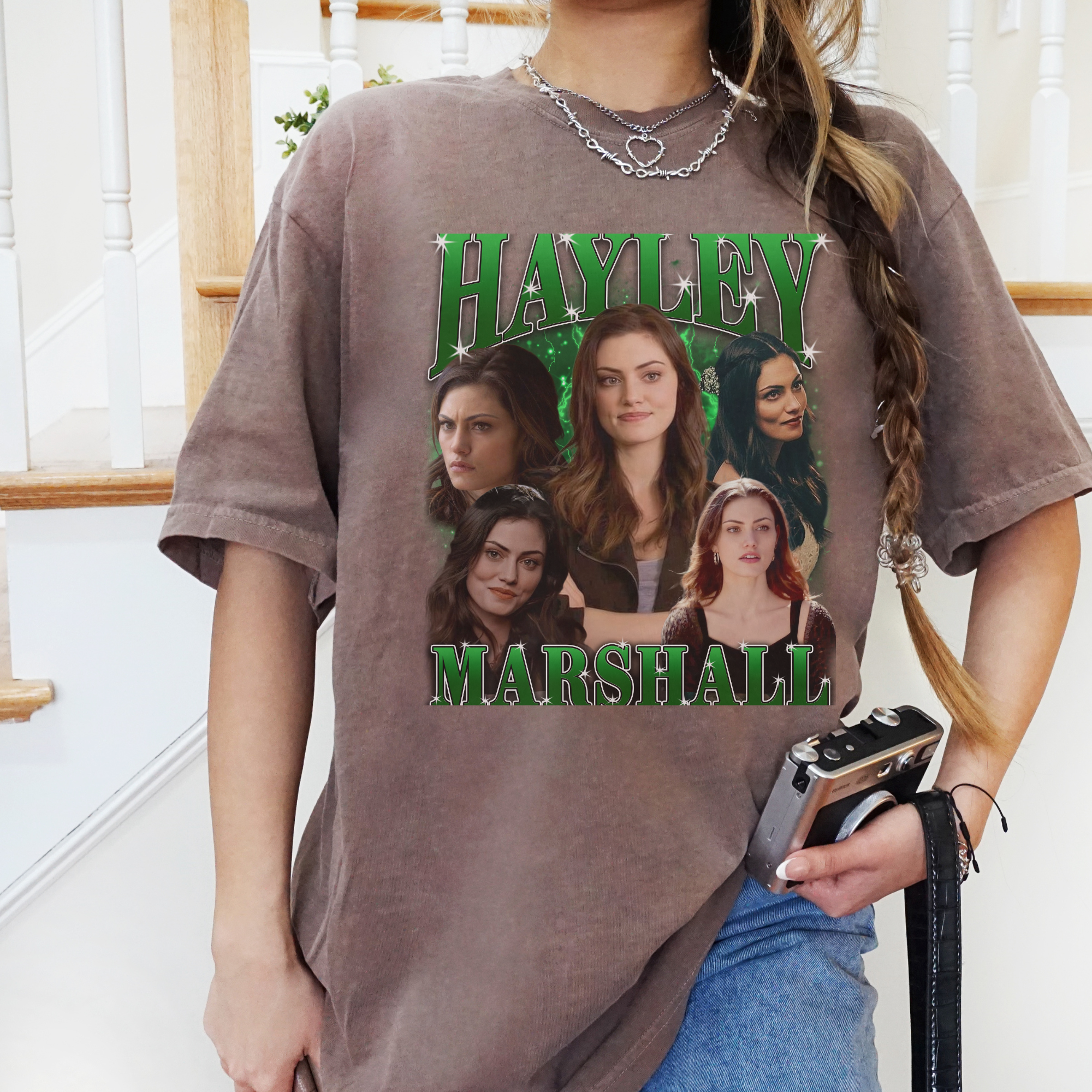 Hayley Marshall Vintage 90s T-Shirt - Retro Graphic Tee for Women - Perfect for Casual Wear, Street Style & 90s Theme Parties