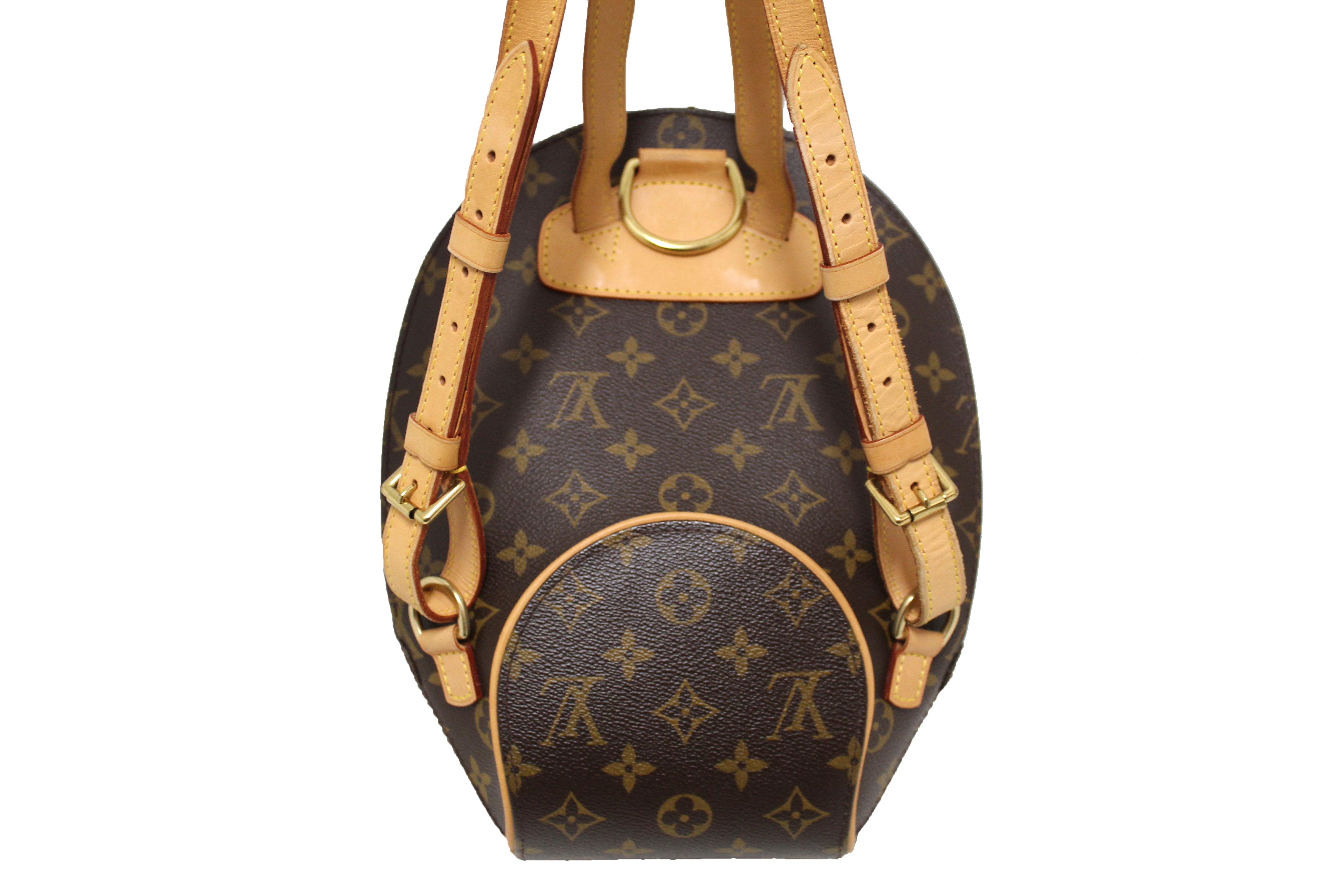 Authentic Louis Vuitton Monogram Canvas Ellipse Backpack - Luxury Designer Daypack for Women, Travel & Work - Stylish & Durable Everyday Use