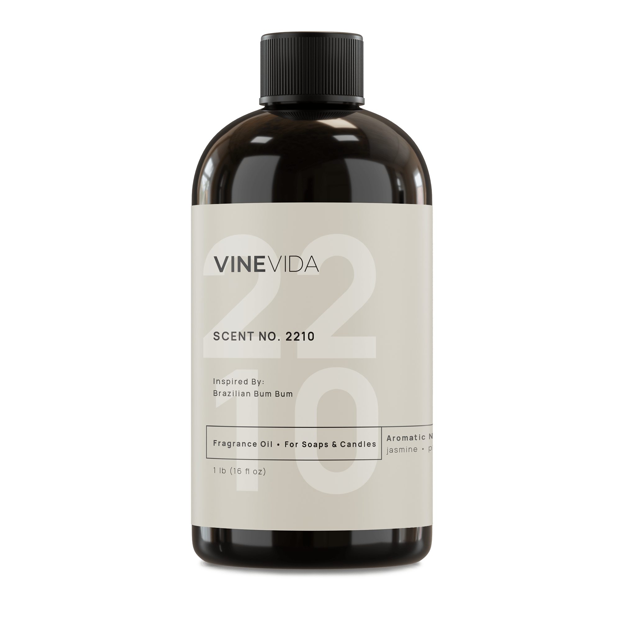 NO. 2210 Fragrance Oil for Soaps & Candles - Brazilian Bum Bum by Sol De Janeiro Scented Oil | Perfect for DIY Home Fragrance, Bath & Body Products