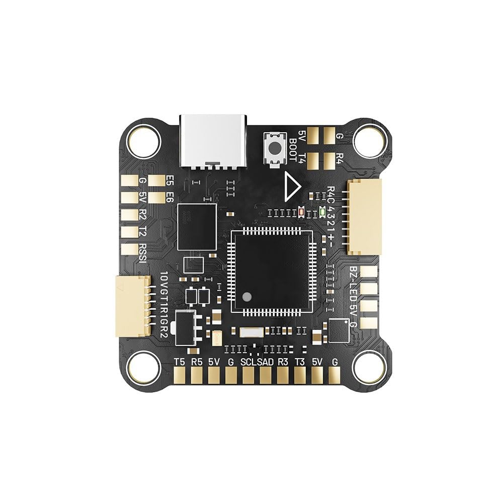 VERBANA FPV Drone F7 HD Flight Controller 3-6S 30X30mm with 5V/10V 2A BEC Outputs - Compatible with DJI Air Unit - Perfect for RC Racing FPV Drones and DIY Drone Builds - High Performance Flight Controller for FPV Racing and Freestyle Flying