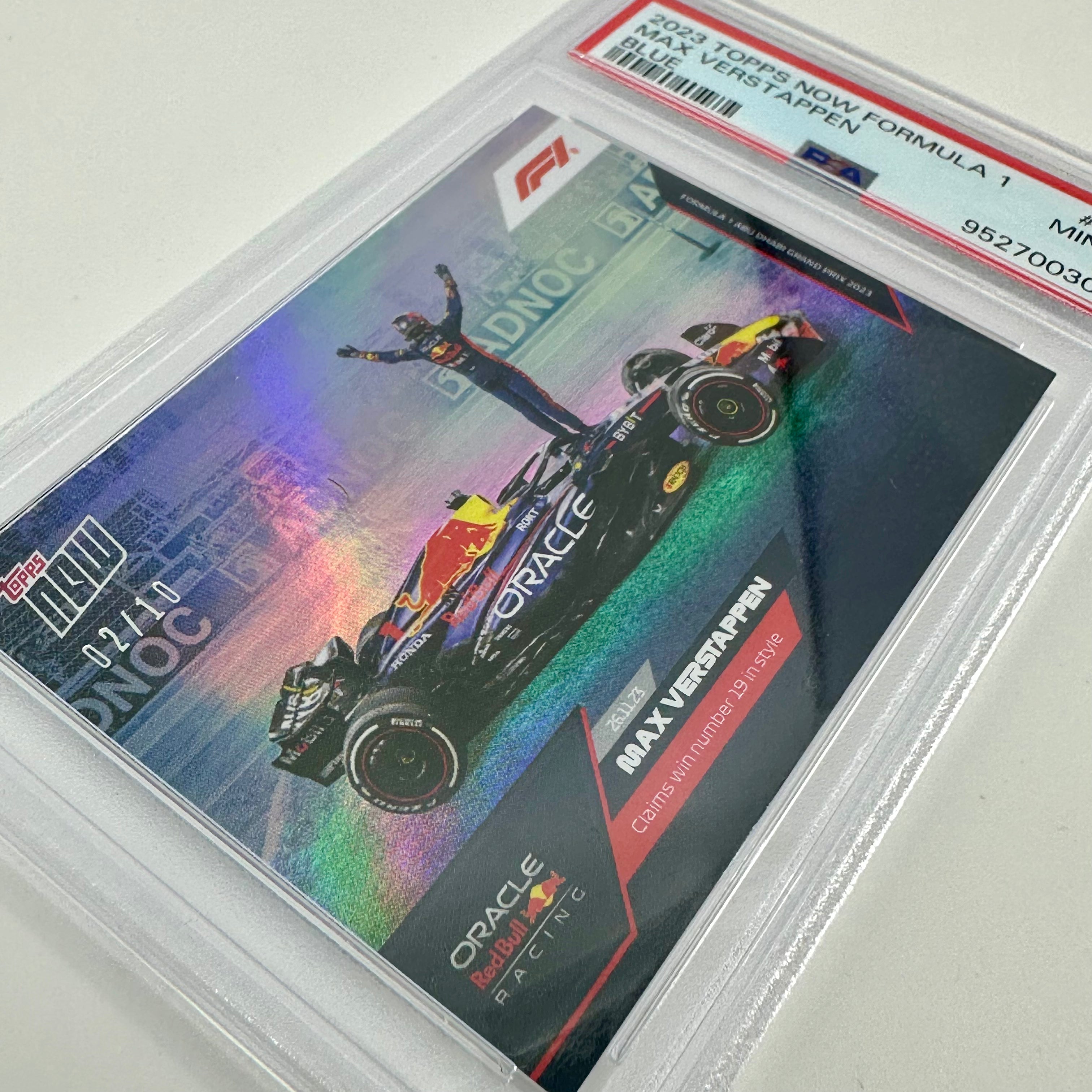 PSA 9 Graded 2002 Max Verstappen #70 Blue Racing Card - Perfect for F1 Collectors and Motorsport Memorabilia Enthusiasts