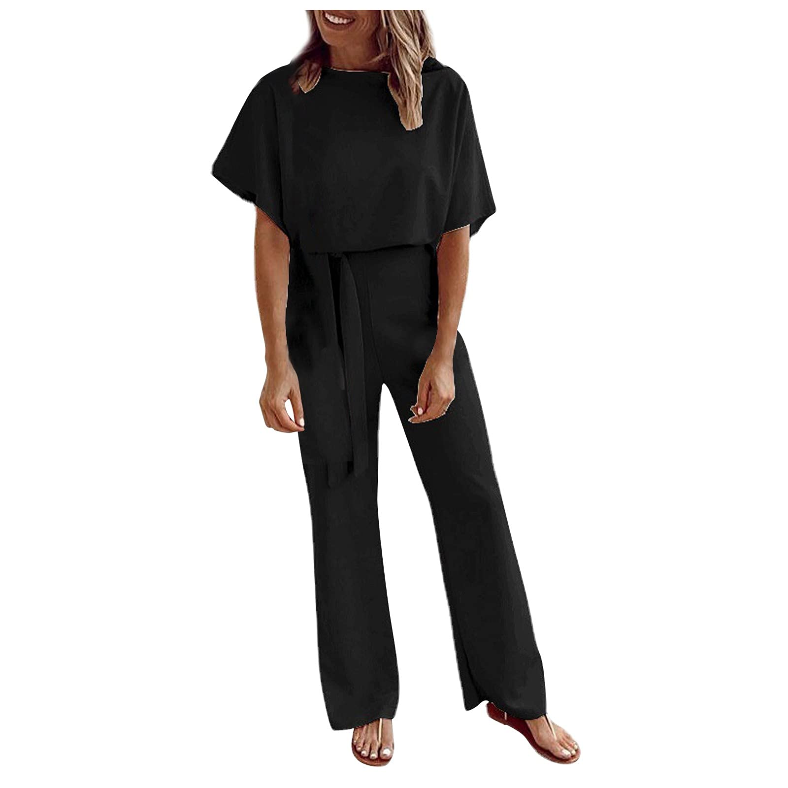 PEGONE Women's Casual Loose Long Overalls - Wide Leg Jumpsuit for Club Wear, Party Outfit | Comfortable & Stylish for Night Out, Date Night, and Casual Events
