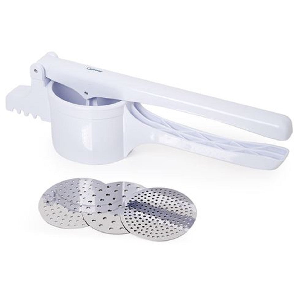 Premium Cuisena Potato Ricer with 3 Stainless Steel Disks - Perfect for Mashed Potatoes, Baby Food & Purees - Ideal for Home Cooking & Professional Kitchens