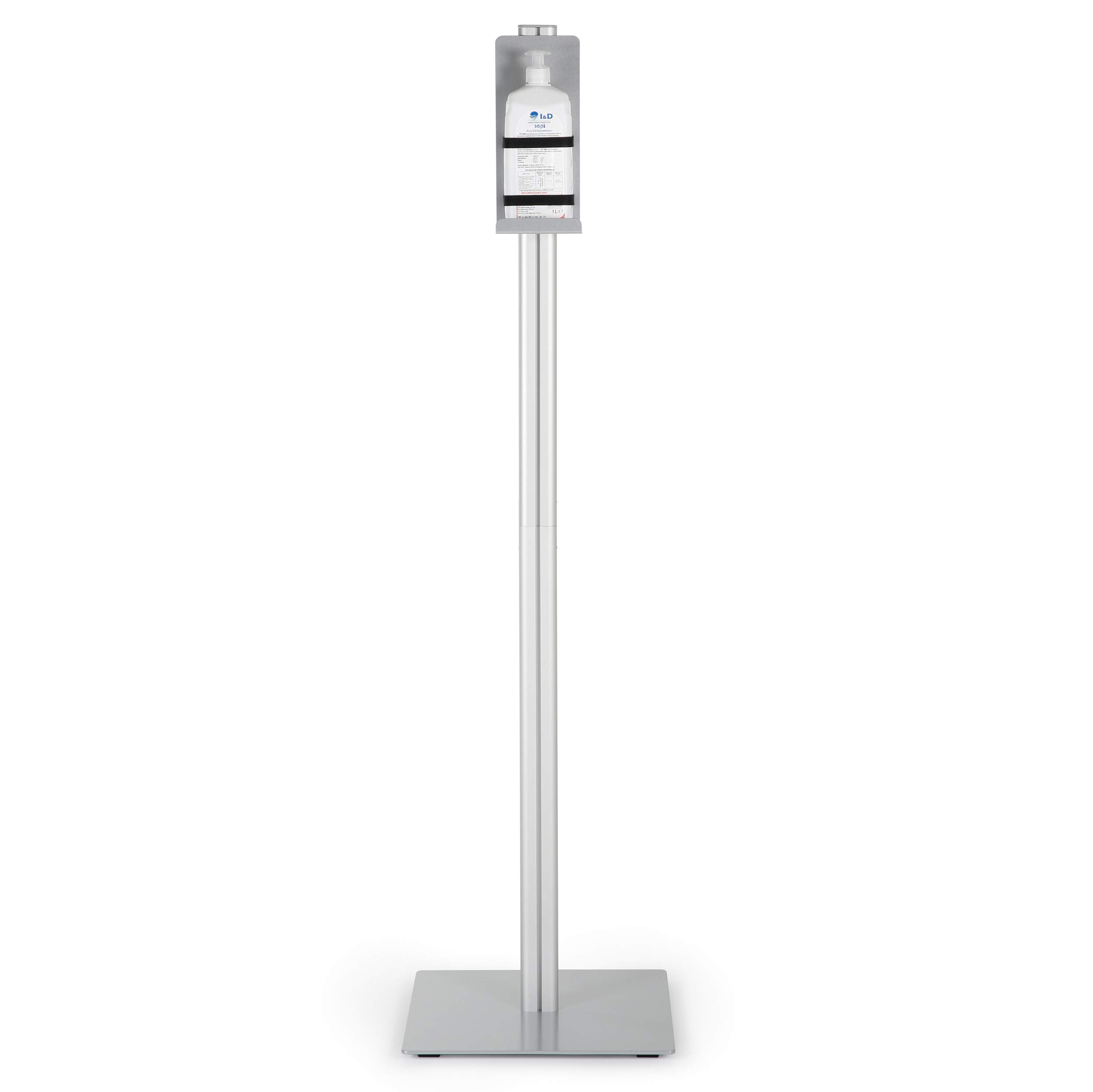 Universal Floor Stand Holder for Liquid Soap, Hand Sanitizer, Face Masks & Disposable Gloves - Perfect for Hospitals, Offices & Public Spaces