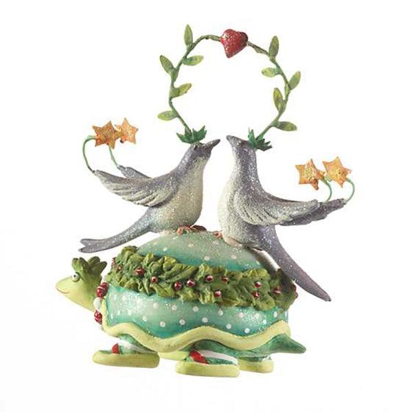 Patience Brewster 12 Days of Christmas 2 Turtle Doves Ornament - Handcrafted Holiday Decor for Christmas Tree, Gift & Collectible